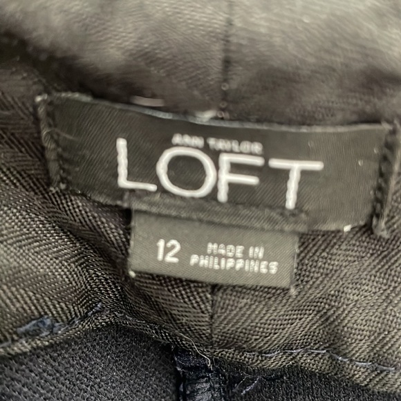 Navy blue knit trousers size 12 - Picture 8 of 8